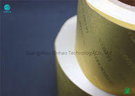 Λαμπρό χρυσό έγγραφο φύλλων αλουμινίου αλουμινίου μεταφοράς στα περιβαλλοντικά υλικά