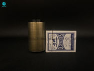 Χρυσή ταινία λουρίδων δακρυ'ων υλικών BOPP για την παίζοντας συσκευασία κιβωτίων καρτών τσιγάρων με την ενιαία δευτερεύουσα κόλλα