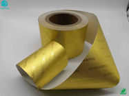 8011 κραμάτων τροφίμων σοκολάτας τσιγάρων χρυσό παγώνοντας έγγραφο φύλλων αλουμινίου επιφάνειας τοποθετημένο σε στρώματα αργίλιο