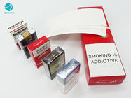 Εξατομικευμένες αποτυπωμένες σε ανάγλυφο περιπτώσεις χαρτονιού λογότυπων για την πλήρη καθορισμένη συσκευασία τσιγάρων