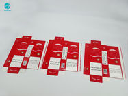 Κουτί από χαρτόνι ορθογωνίων λογότυπων αποτύπωσης σε ανάγλυφο χρώματος συνήθειας για τη συσκευασία τσιγάρων