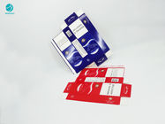 Αβλαβές κόκκινο μπλε συσκευάζοντας κουτί από χαρτόνι τσιγάρων με το εξατομικευμένο σχέδιο