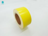 Στιλπνό κίτρινο 90114mm εσωτερικό έγγραφο πλαισίων χαρτονιού συσκευασίας τσιγάρων στο ρόλο