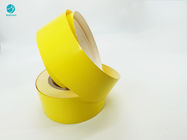 χαρτόνι ντυμένου εγγράφου πλαισίων 95mm φωτεινό κίτρινο εσωτερικό για τη συσκευασία τσιγάρων