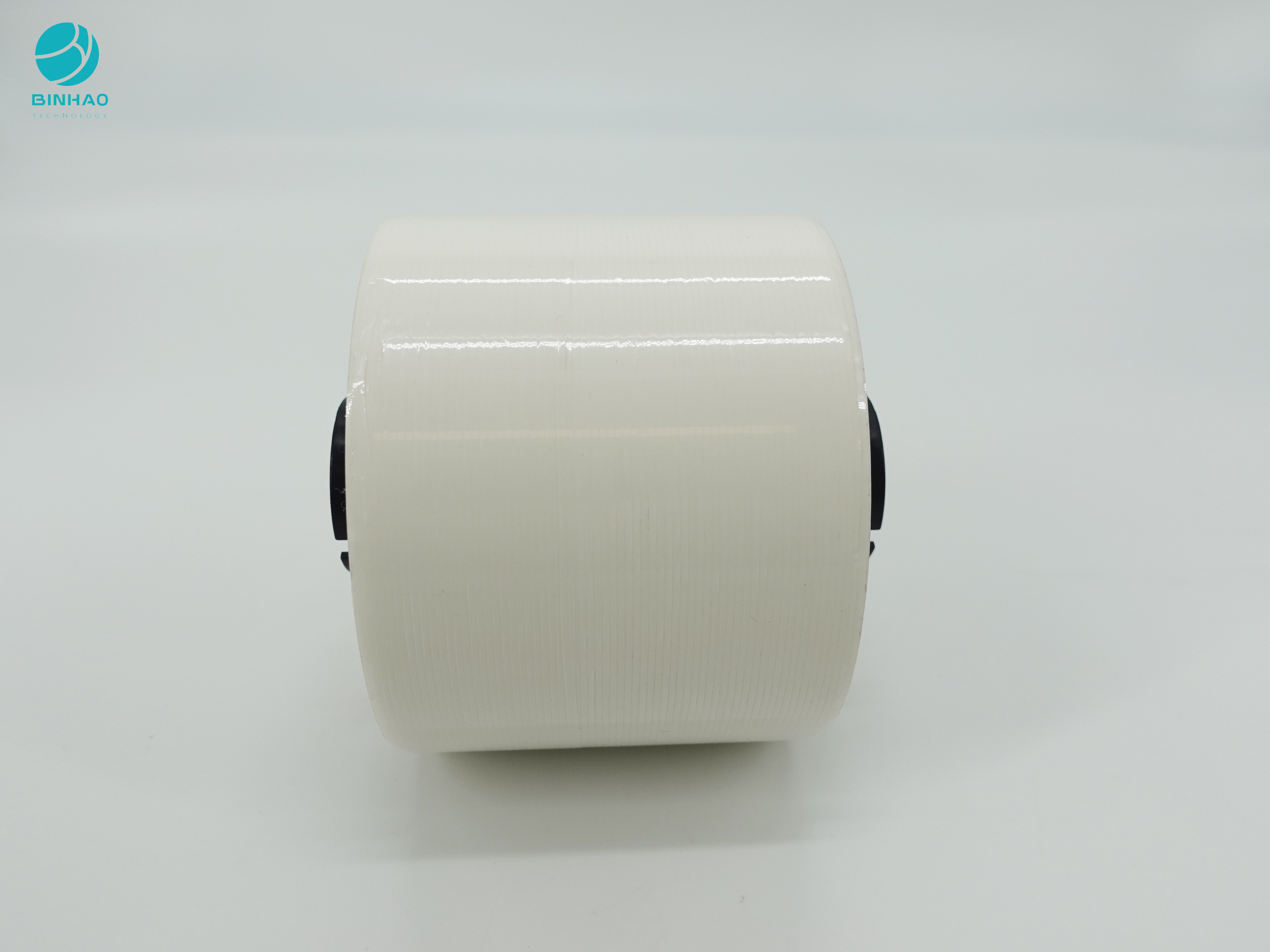 προσαρμοσμένο ρόλοι λογότυπο ταινιών δακρυ'ων 1.65mm άσπρο Mopp αυτοκόλλητο για τη συσκευασία