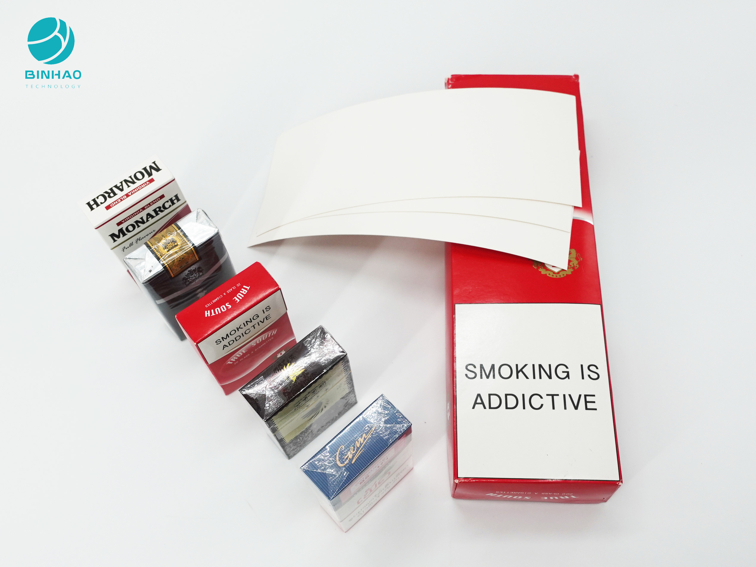 Οι καπνοί συσκευάζουν την περίπτωση τσιγάρων πακέτων με το πλήρες προσαρμοσμένο cOem σχέδιο χρώματος