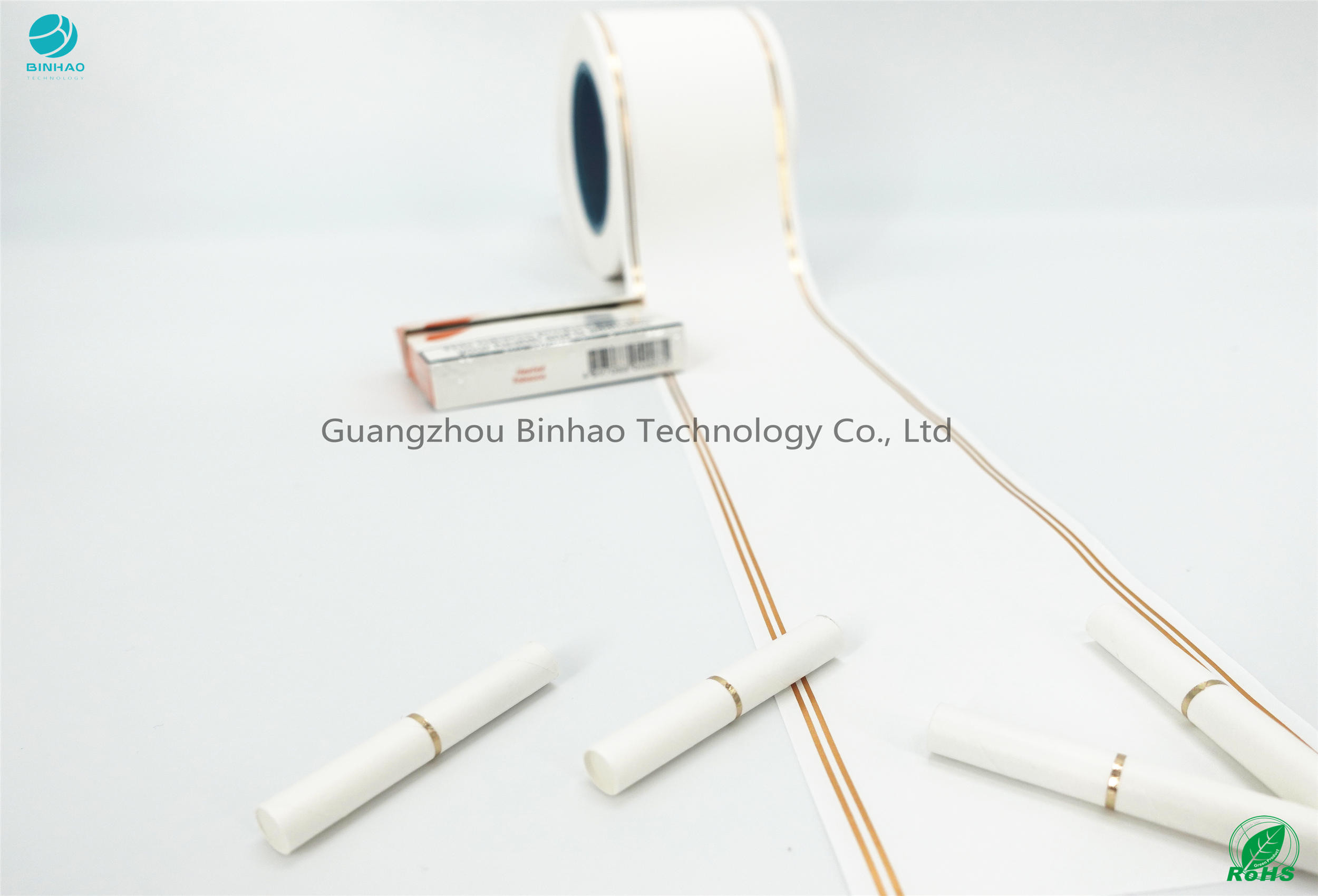 Σαφές λευκό με τη χειλική απελευθέρωση 50mm τοποθετώντας αιχμή υλικά συσκευασίας ε-τσιγάρων εγγράφου HNB πλάτους