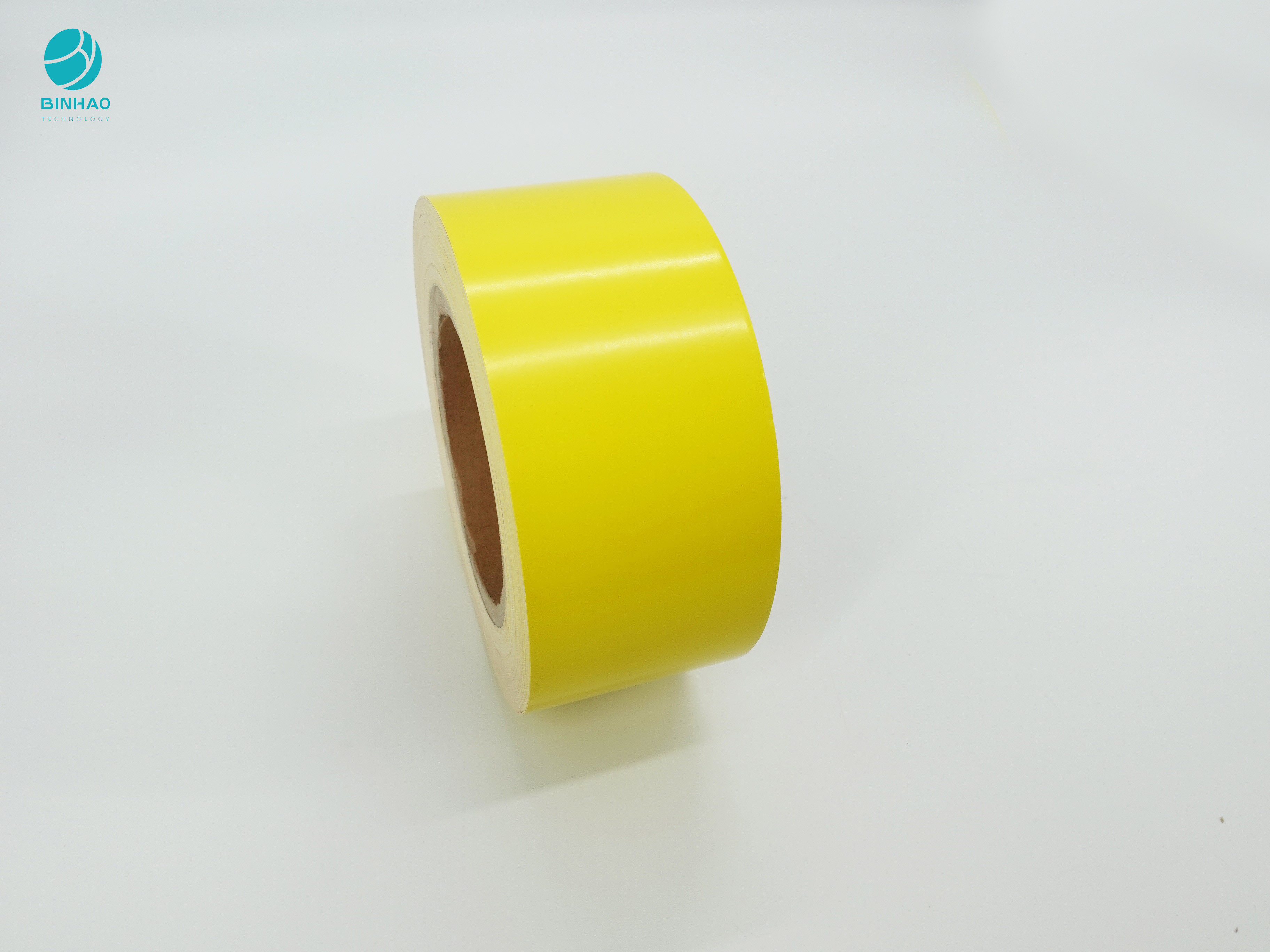 Χαρτόνι 90114mm συσκευασίας τσιγάρων εσωτερικό έγγραφο πλαισίων στο ρόλο με φωτεινό κίτρινο