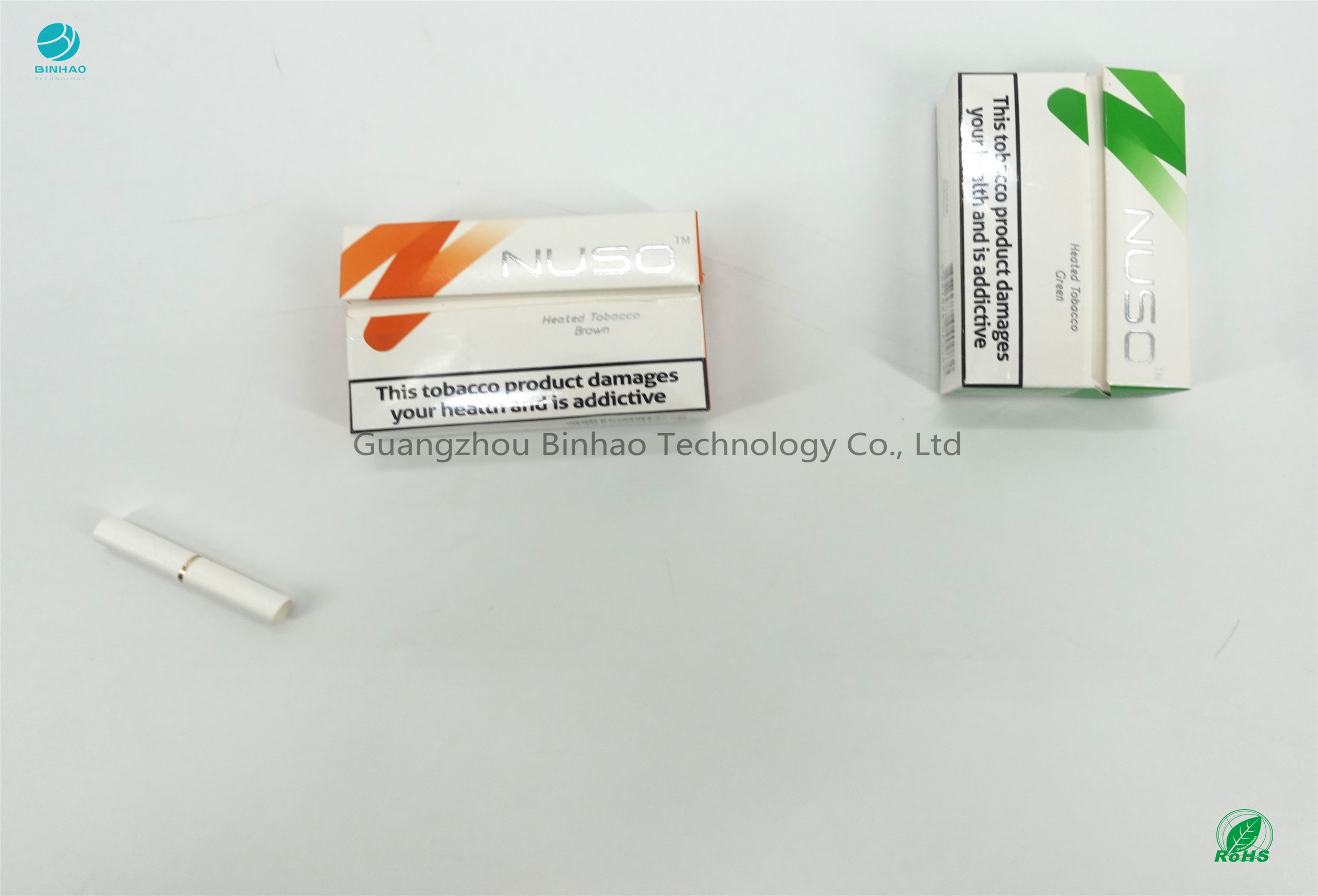 Οι περιπτώσεις συσκευασίας ε-τσιγάρων HNB που προσαρμόστηκαν λεύκαναν το χημικό χαρτί πολτού