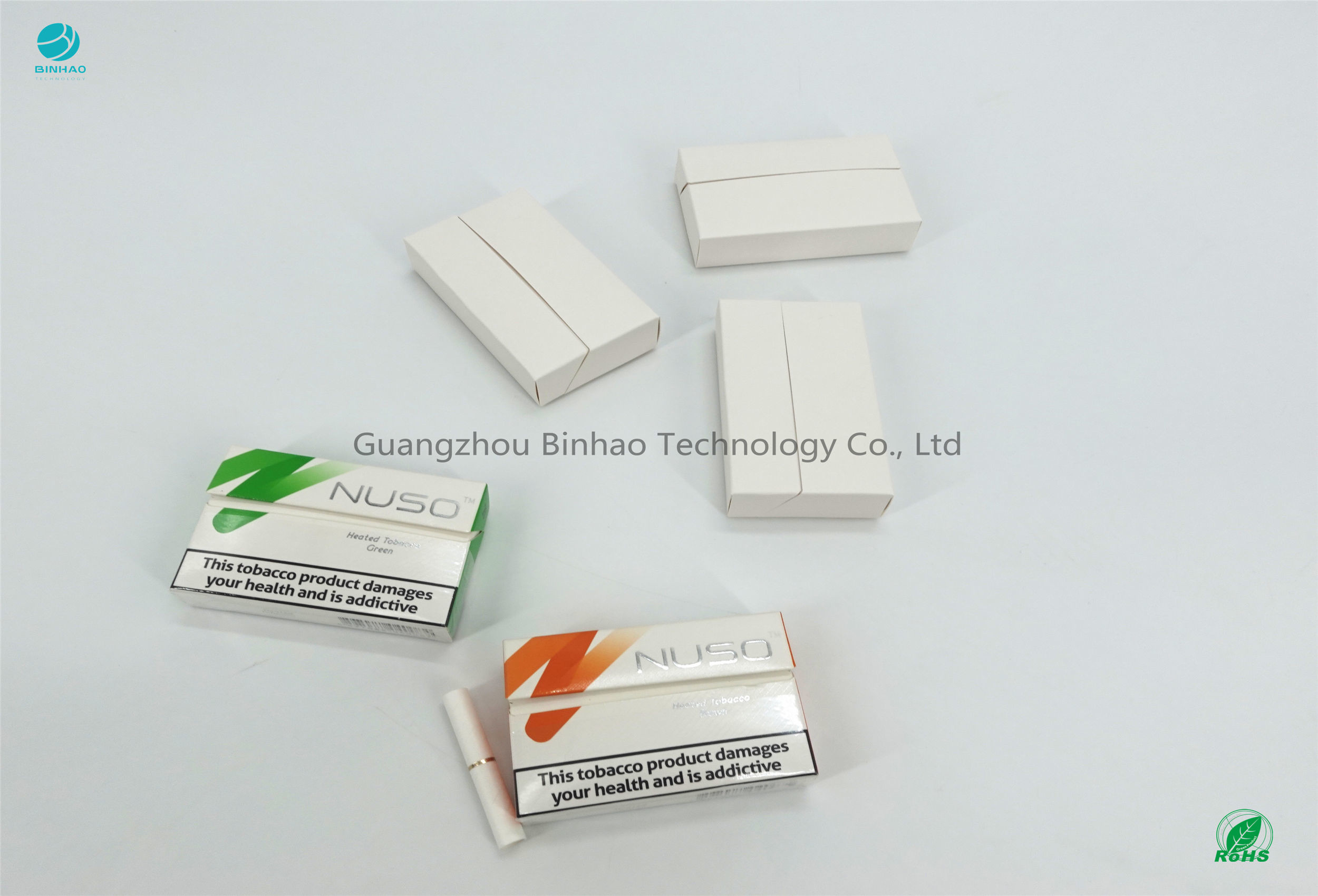 Άσπρα HNB υλικά χαρτονένιο 220gsm συσκευασίας ε-καπνών εκτύπωσης όφσετ