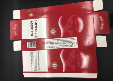 Ζωηρόχρωμο χαρτοκιβώτιο συσκευασίας κιβωτίων περίπτωσης τσιγάρων συνήθειας μετάλλων κασσίτερου των καπνών
