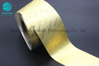 Χρυσό αποτυπωμένο σε ανάγλυφο τυλίγοντας έγγραφο φύλλων αλουμινίου κασσίτερου αργιλίου για τη συσκευασία τσιγάρων