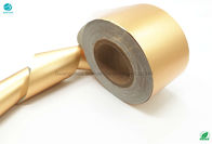 Χρυσό χρώμα 76mm κράμα 8011 έγγραφο φύλλων αλουμινίου αλουμινίου
