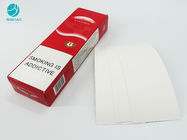 Κόκκινες περιπτώσεις εγγράφου χαρτονιού σχεδίου ανθεκτικές για τη συσκευασία κιβωτίων καπνών τσιγάρων