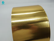 55Gsm λαμπρό χρυσό έγγραφο φύλλων αλουμινίου αλουμινίου τσιγάρων τυλίγοντας για τη συσκευασία