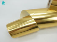 55Gsm στιλπνό χρυσό έγγραφο φύλλων αλουμινίου αλουμινίου για το τύλιγμα συσκευασίας τσιγάρων
