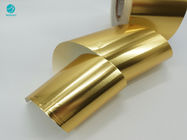 Χρυσό ομαλό σύνθετο έγγραφο φύλλων αλουμινίου αργιλίου 114mm για την εσωτερική συσκευασία τσιγάρων