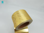Αποτυπωμένο σε ανάγλυφο συσκευάζοντας τσιγαρόχαρτο φύλλων αλουμινίου αργιλίου 8011 λογότυπων σύνθετο χρυσό
