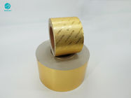 Καυτό έγγραφο φύλλων αλουμινίου αργιλίου 8011 σφράγισης σύνθετο χρυσό για τη συσκευασία τσιγάρων