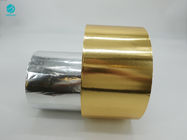 Ασημένιο χρυσό έγγραφο φύλλων αλουμινίου αλουμινίου συσκευασίας τσιγάρων με την ομαλή επιφάνεια