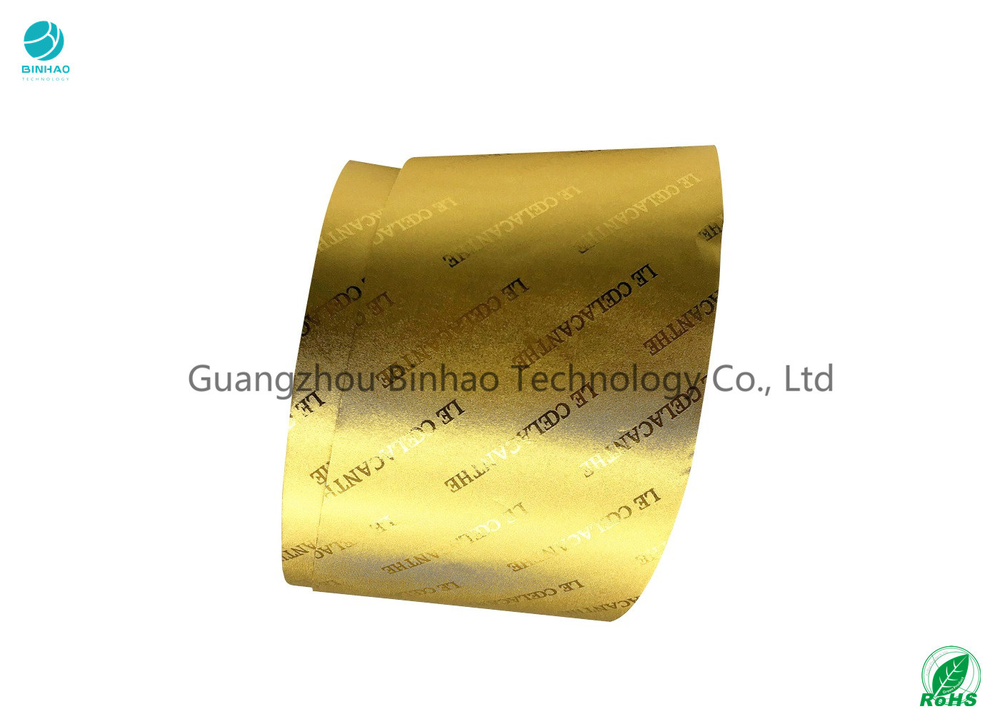 Αποτύπωση σε ανάγλυφο του χρυσού εγγράφου φύλλων αλουμινίου αλουμινίου για τη συσκευασία τσιγάρων σε 55GSM