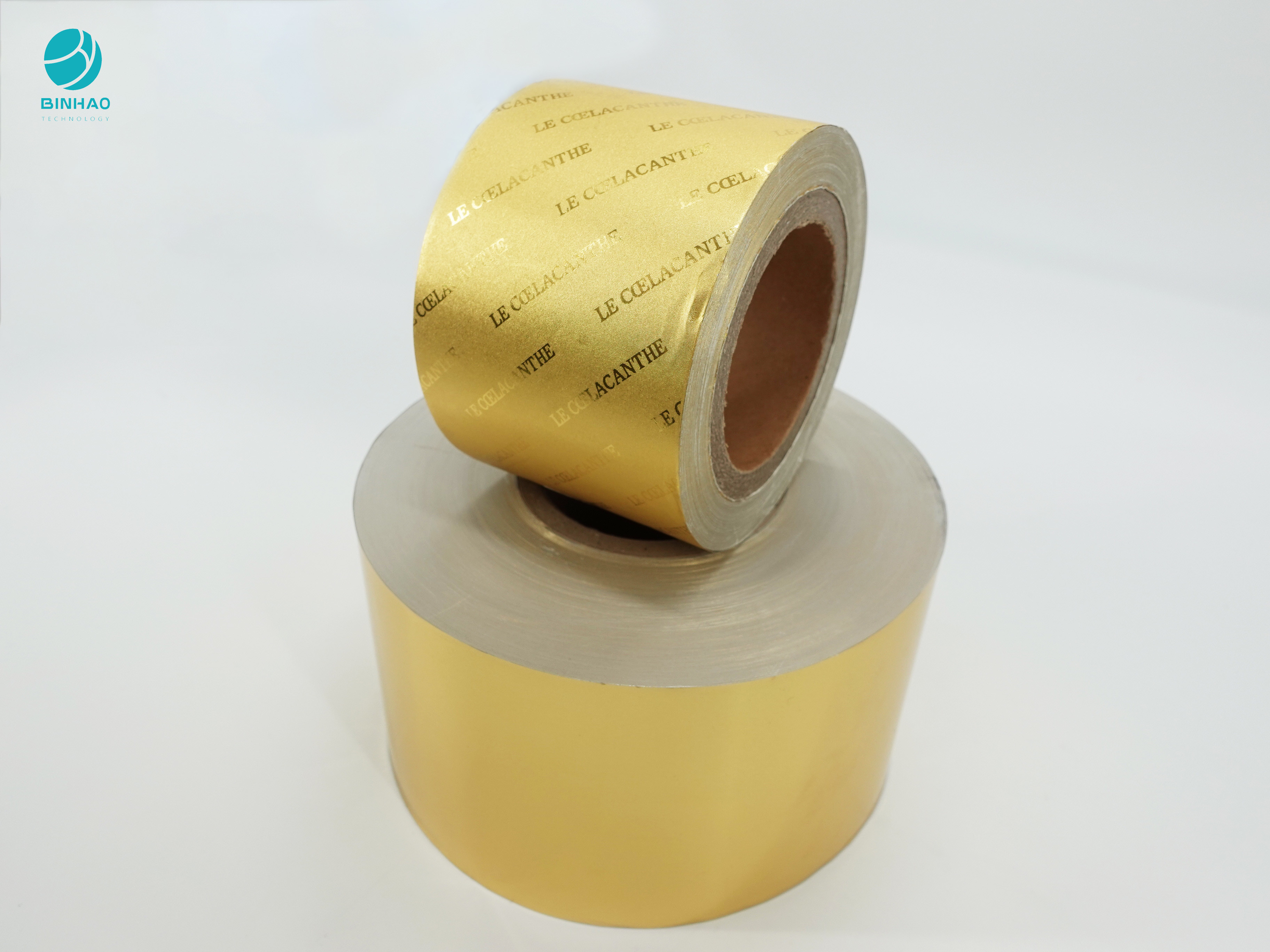 Καυτό έγγραφο φύλλων αλουμινίου αργιλίου 8011 σφράγισης σύνθετο χρυσό για τη συσκευασία τσιγάρων